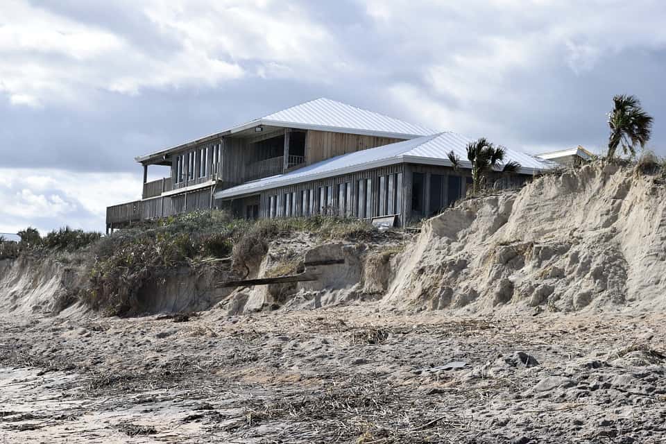 beach erosion threatens home florida